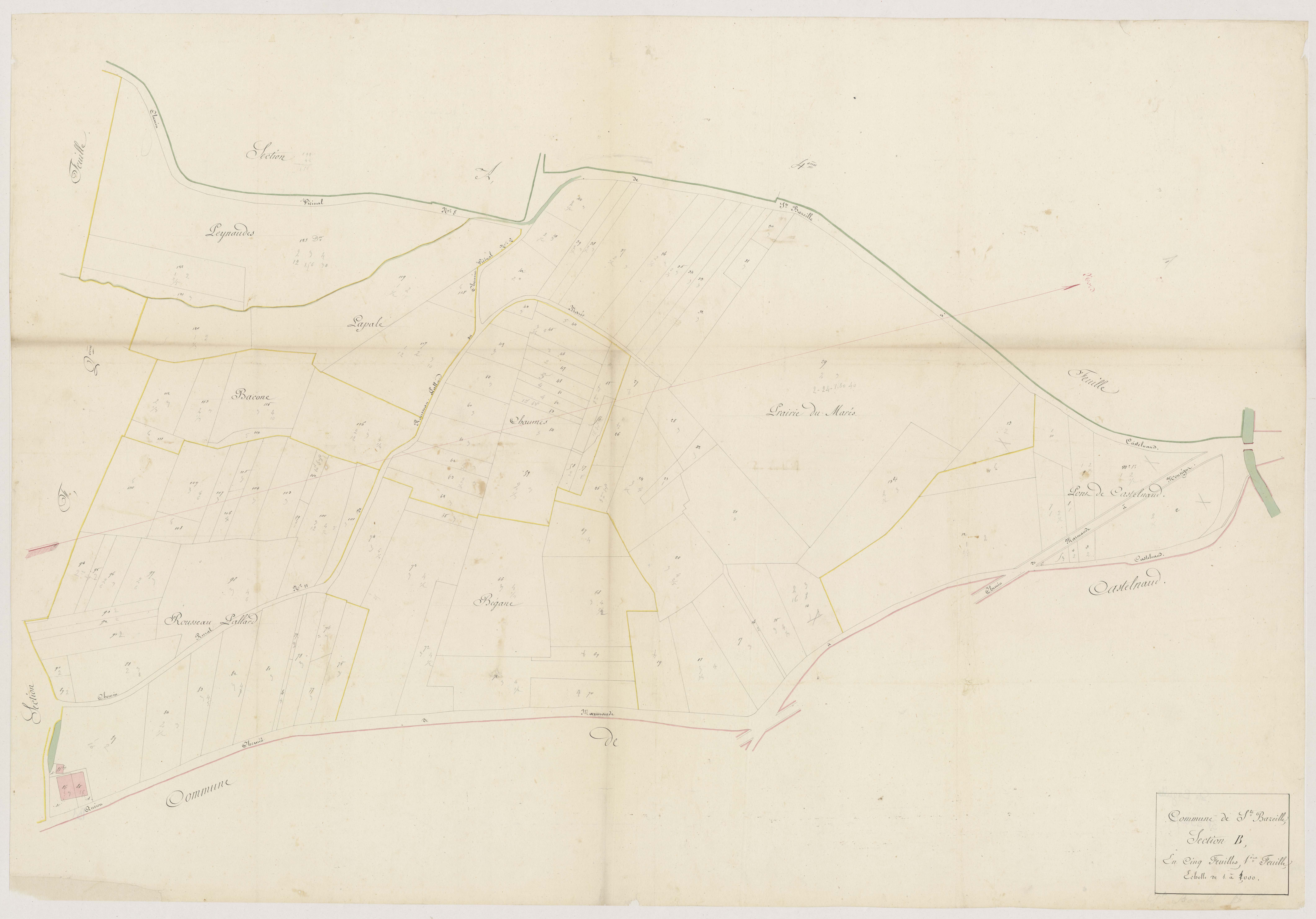 Atlas portatif-B1 [Maubin], Sainte-Bazeille