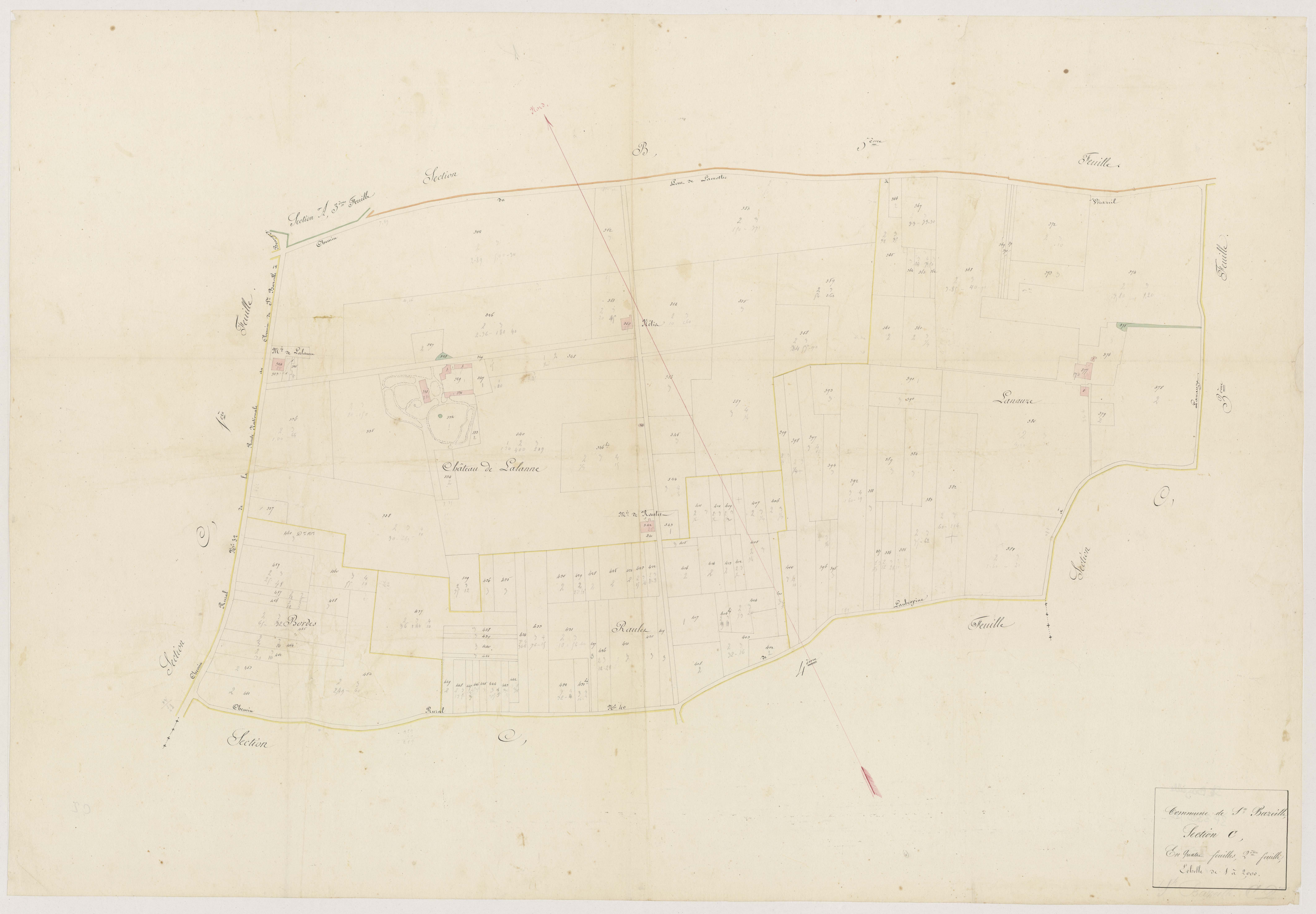 Atlas portatif-C2 [Lalanne], Sainte-Bazeille