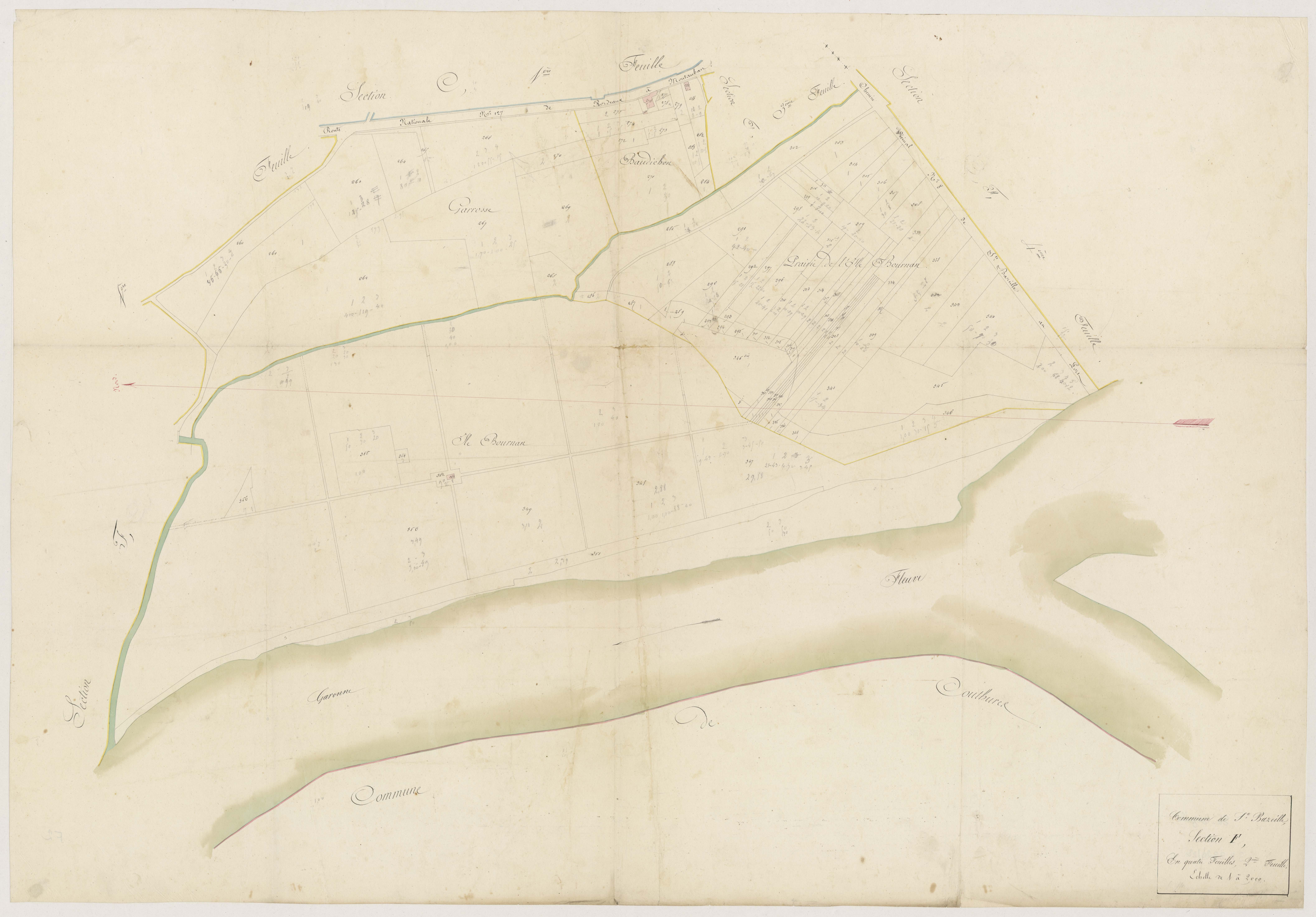 Atlas portatif-F2, Sainte-Bazeille