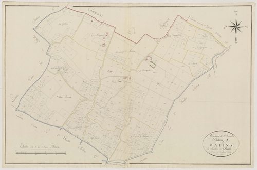 Plan primitif, atlas-A2 Rapins, Sainte-Bazeille