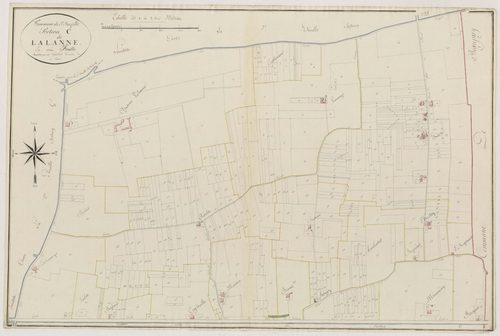 Plan primitif, atlas-C Lalanne, Sainte-Bazeille