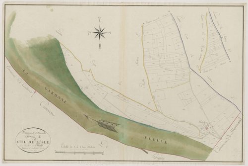 Plan primitif, atlas-E2 Cul-de-Lisle, Sainte-Bazeille
