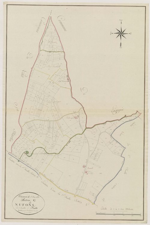 Plan primitif, atlas-G1 Nufons, Sainte-Bazeille