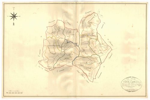 Plan napoléonien, atlas-TA, Saint-Caprais-de-Lerm