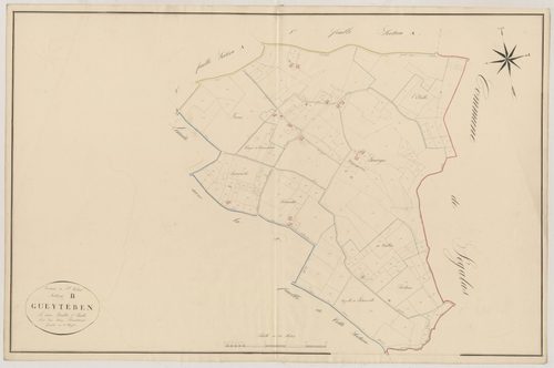 Plan napoléonien, atlas-B1 Gueyteben, Saint-Colomb-de-Lauzun