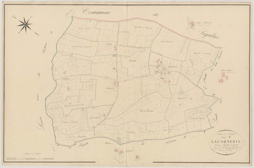 Plan napoléonien, atlas-C1 Lacornerie, Saint-Colomb-de-Lauzun