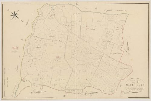 Plan napoléonien, atlas-D Maurillac, Saint-Colomb-de-Lauzun