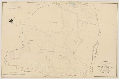 Plan napoléonien, atlas-E Roquepichère, Saint-Colomb-de-Lauzun