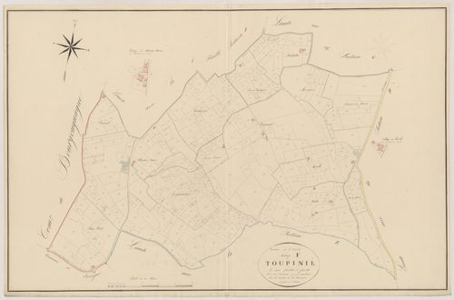 Plan napoléonien, atlas-F2 Toupinié, Saint-Colomb-de-Lauzun