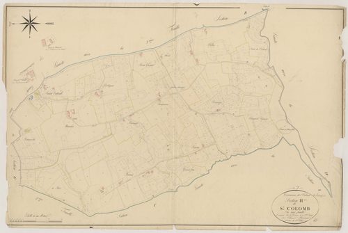 Plan napoléonien, atlas-H Saint-Colomb, Saint-Colomb-de-Lauzun