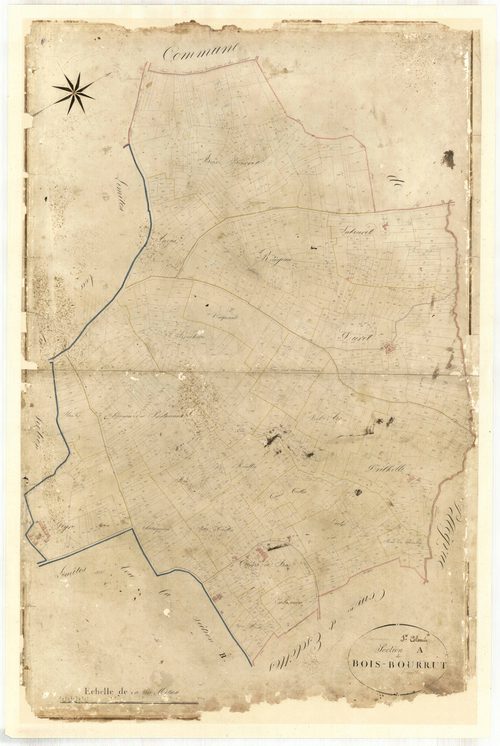 Plan napoléonien-A Bois-Bourru, Sainte-Colombe-de-Duras