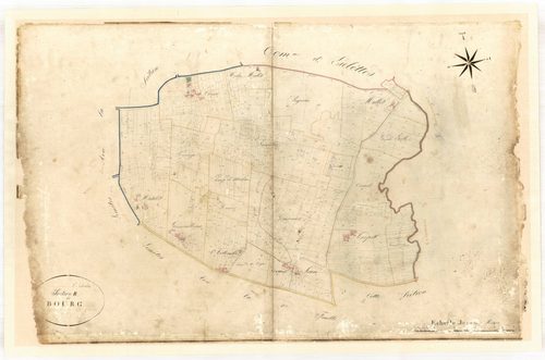 Plan napoléonien-B1 Le Bourg, Sainte-Colombe-de-Duras