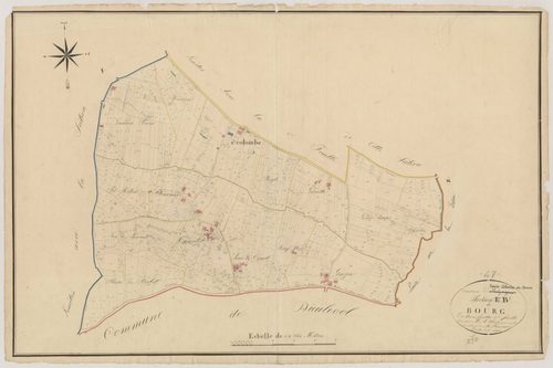 Plan napoléonien, atlas-B2 Le Bourg, Sainte-Colombe-de-Duras