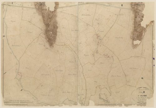 Plan napoléonien-D2 Tonnielle, Sainte-Colombe-de-Villeneuve