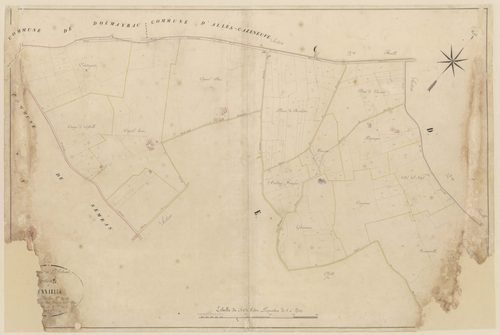 Plan napoléonien-E1 Sainte-Colombe, Sainte-Colombe-de-Villeneuve