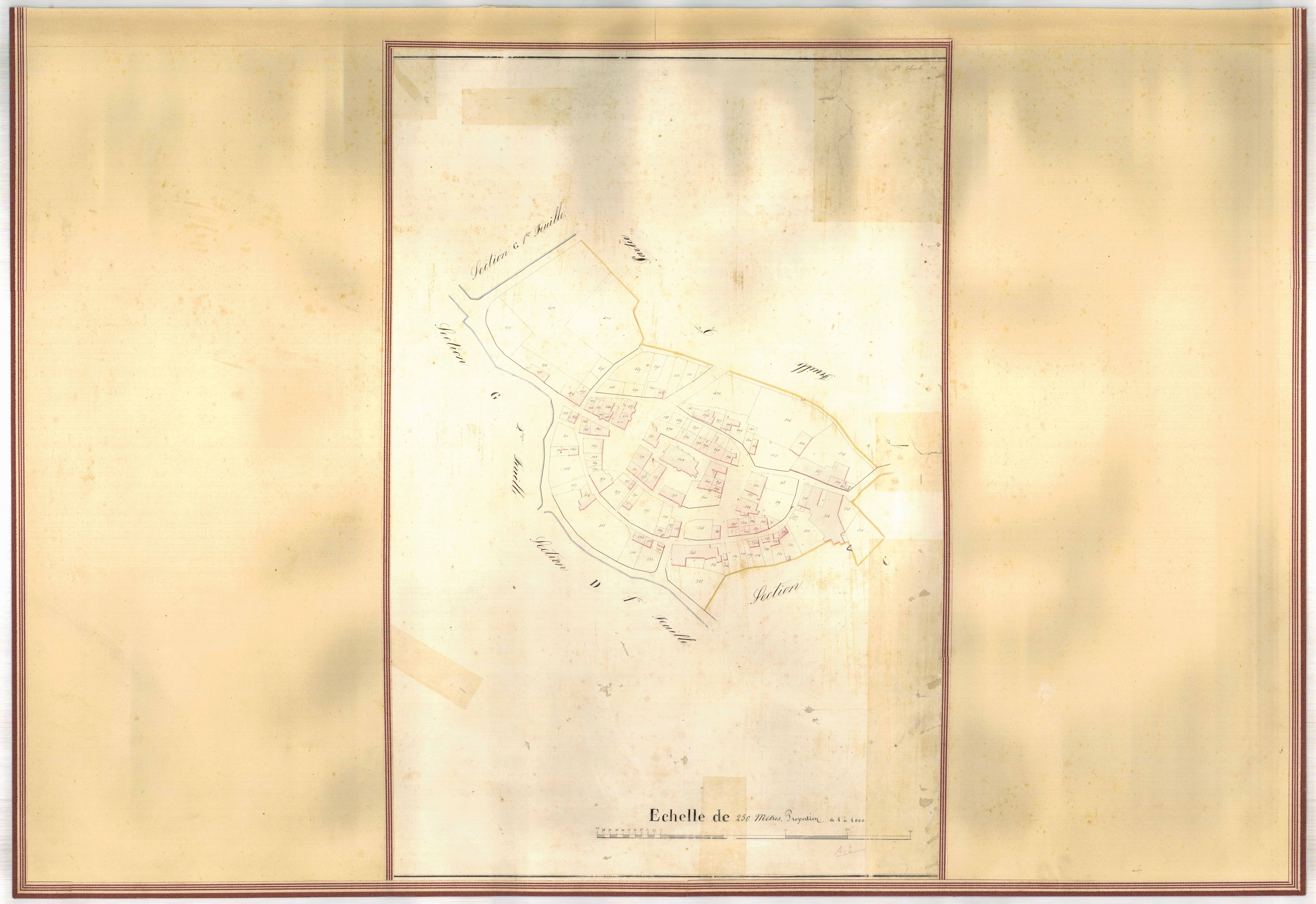 Plan napoléonien-A2 Goulard, Sainte-Colombe-en-Bruilhois
