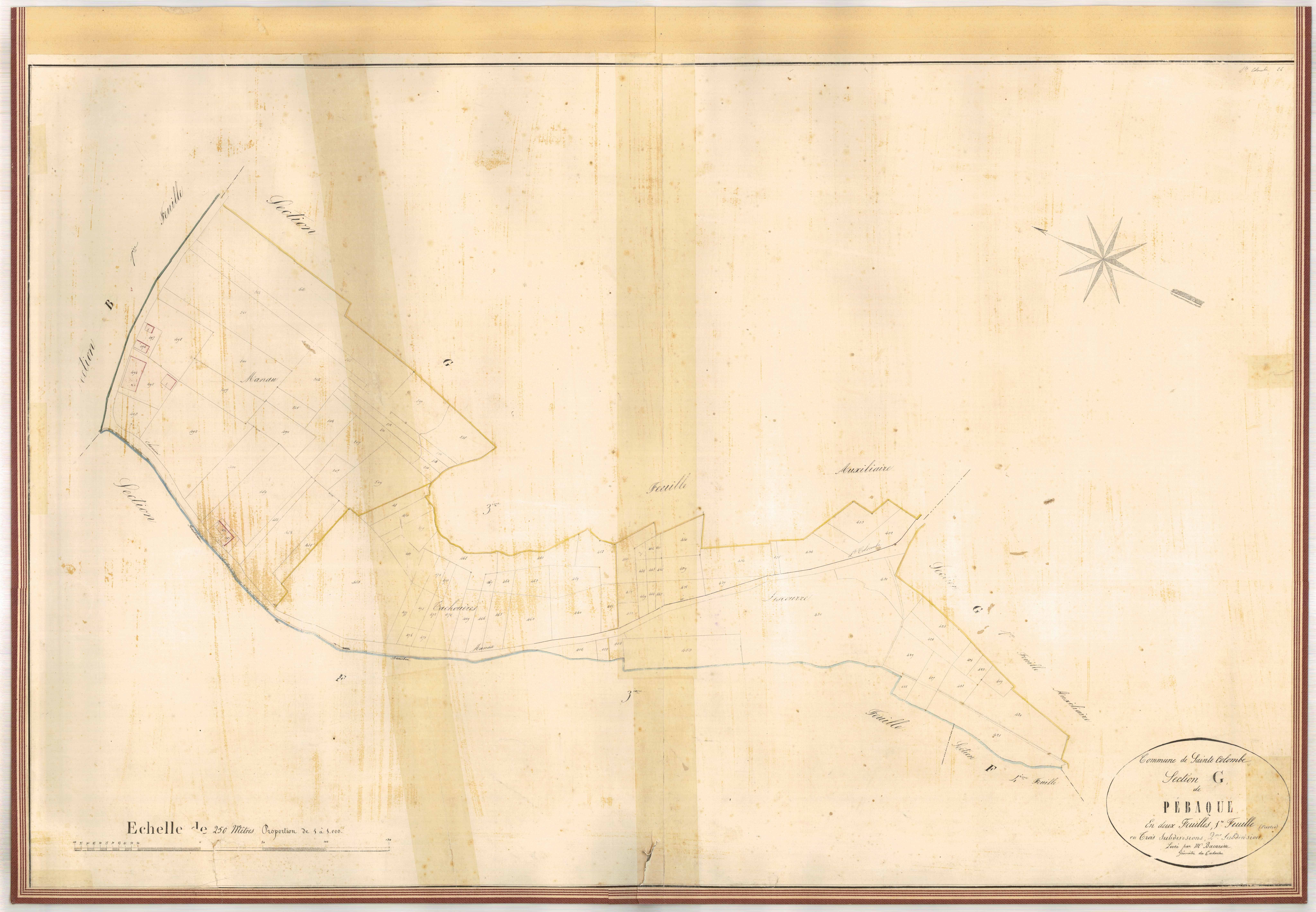 Plan napoléonien-G1 (2e subdivision), Sainte-Colombe-en-Bruilhois