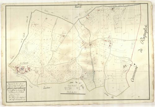 Plan primitif, atlas-B1, Sainte-Colombe-en-Bruilhois