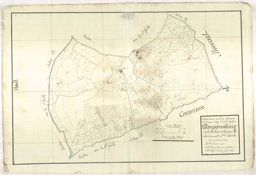 Plan primitif, atlas-B5, Sainte-Colombe-en-Bruilhois