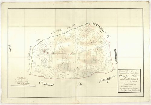 Plan primitif, atlas-B6, Sainte-Colombe-en-Bruilhois