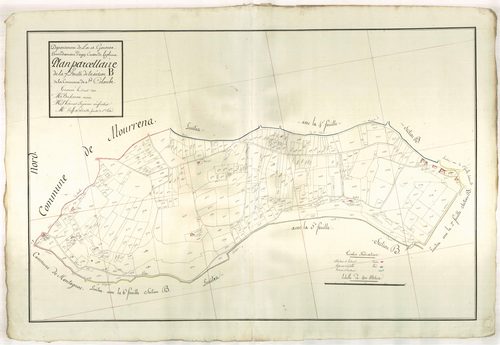 Plan primitif, atlas-B7, Sainte-Colombe-en-Bruilhois