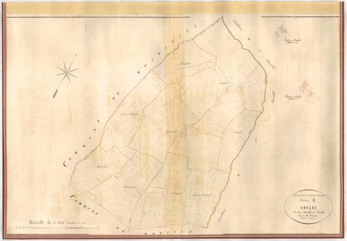 Plan napoléonien-E1 Coulon, Sainte-Colombe-en-Bruilhois
