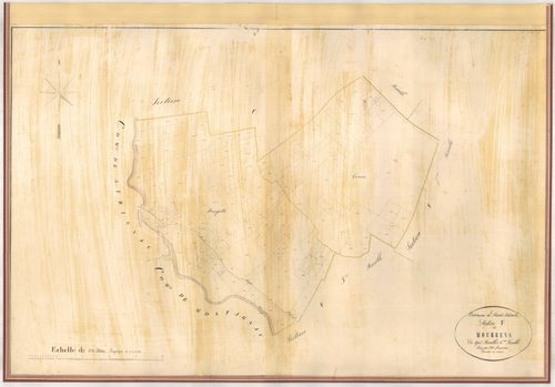 Plan napoléonien-F6 Mourrens, Sainte-Colombe-en-Bruilhois