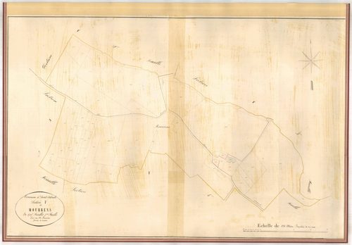 Plan napoléonien-F7 Mourrens, Sainte-Colombe-en-Bruilhois