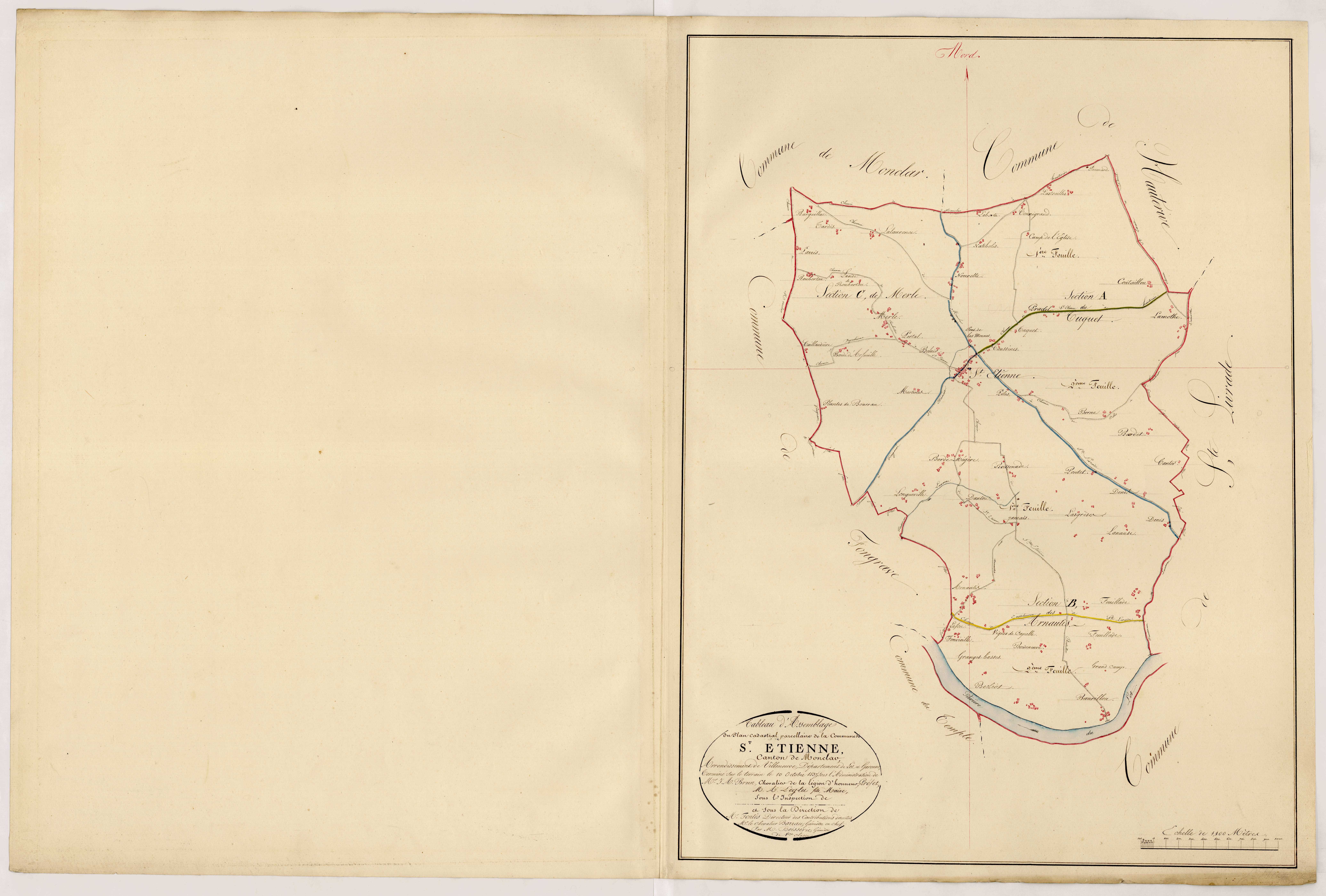 Plan napoléonien, atlas-TA, Saint-Étienne-de-Fougères