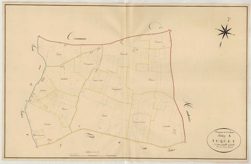 Plan napoléonien, atlas-A1 Tuquet, Saint-Étienne-de-Fougères