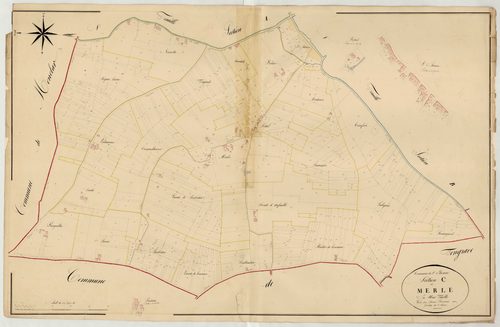 Plan napoléonien, atlas-C Merle, Saint-Étienne-de-Fougères