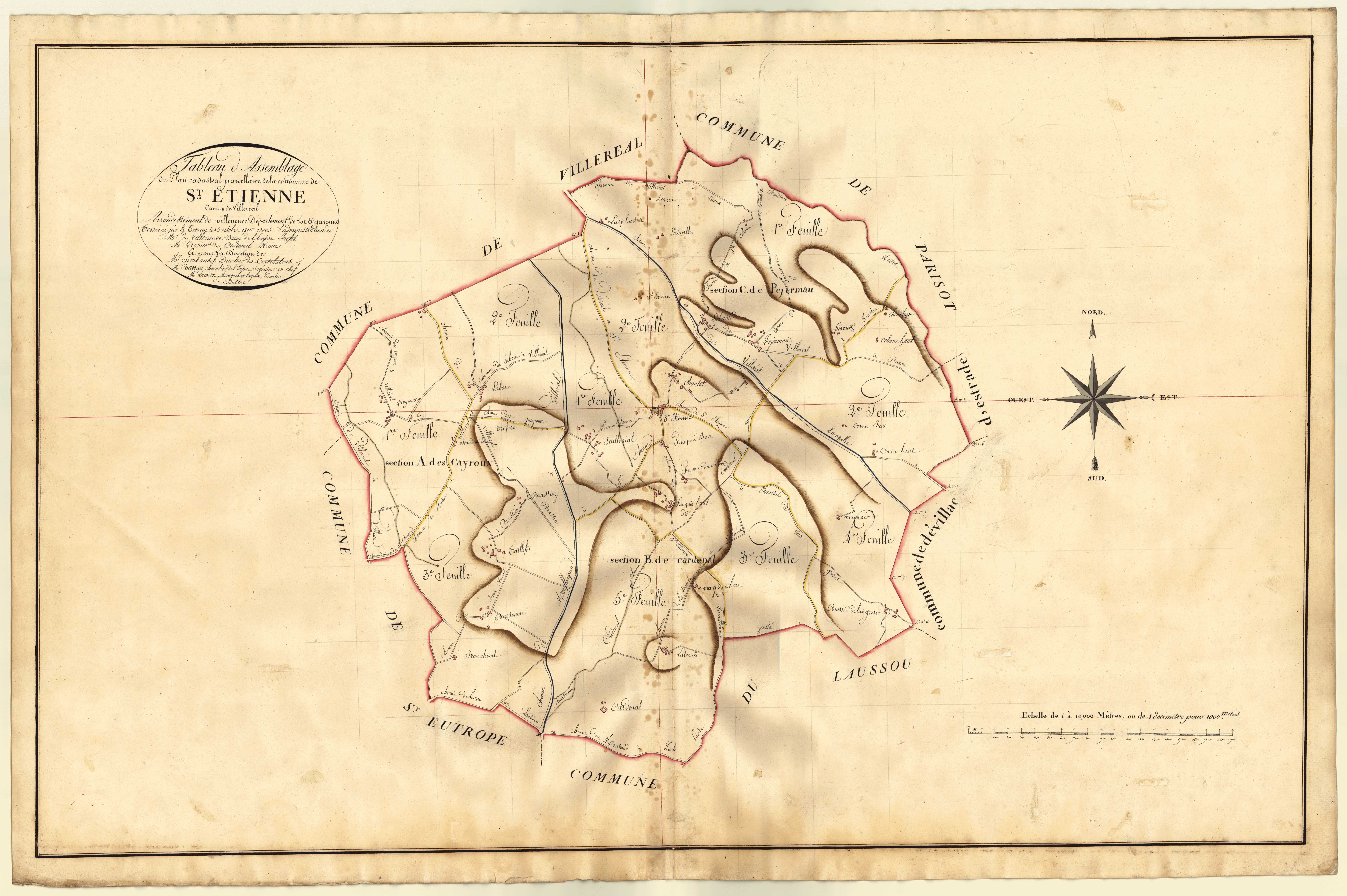 Plan primitif, atlas-TA, Saint-Étienne-de-Villeréal