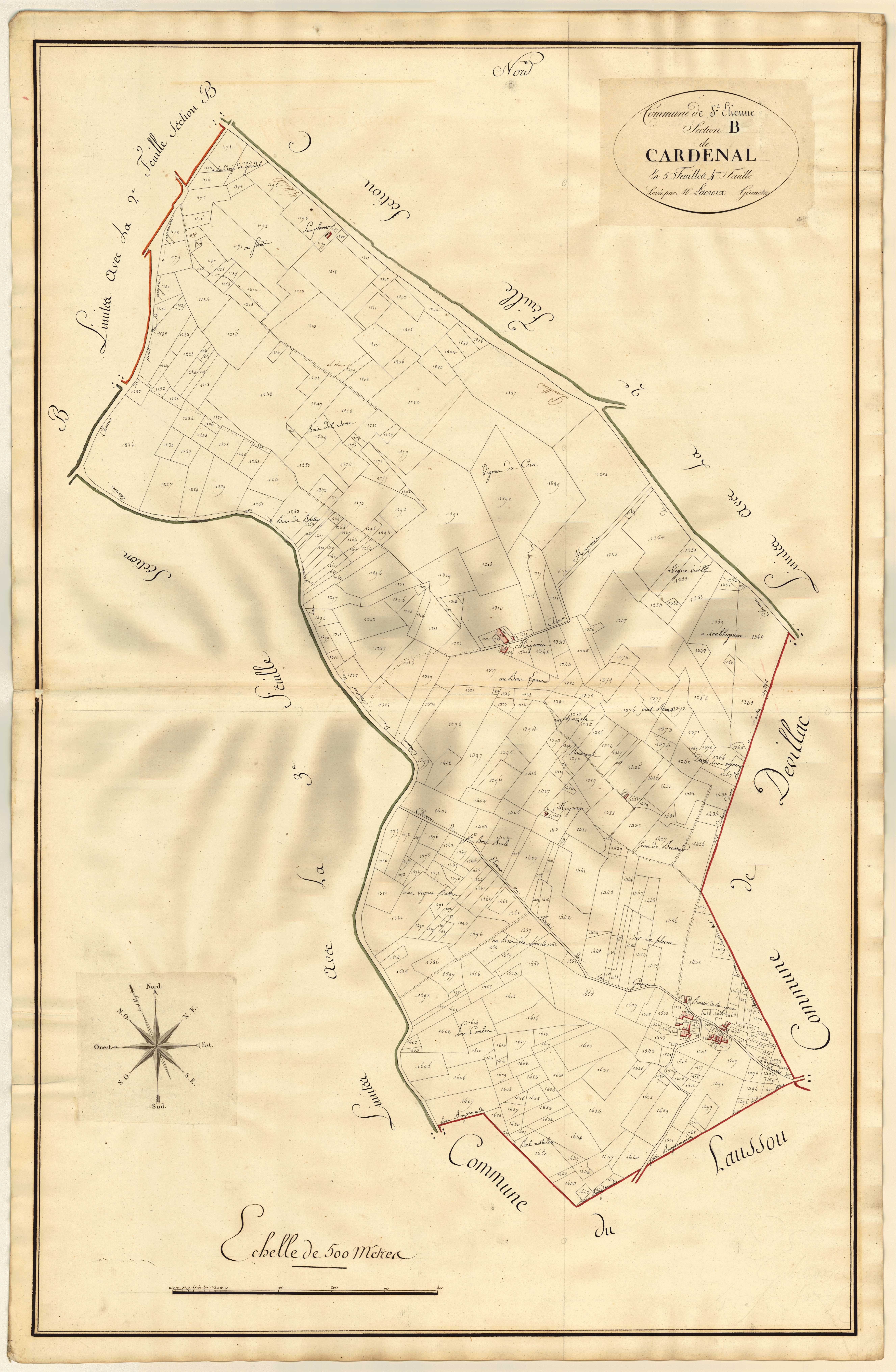 Plan primitif, atlas-B4 Cardenal, Saint-Étienne-de-Villeréal