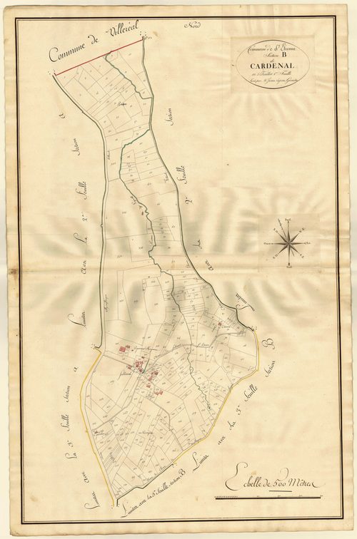 Plan primitif, atlas-B1 Cardenal, Saint-Étienne-de-Villeréal
