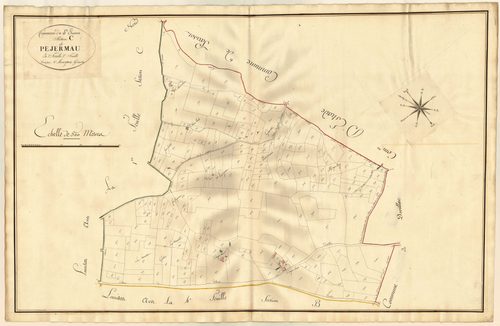 Plan primitif, atlas-C2  Pejermau, Saint-Étienne-de-Villeréal