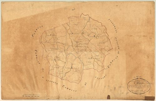 Plan napoléonien, feuille préparatoire-TA, Saint-Étienne-de-Villeréal