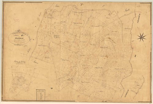 Plan napoléonien, feuille préparatoire-B1 Pégermau, Saint-Étienne-de-Villeréal