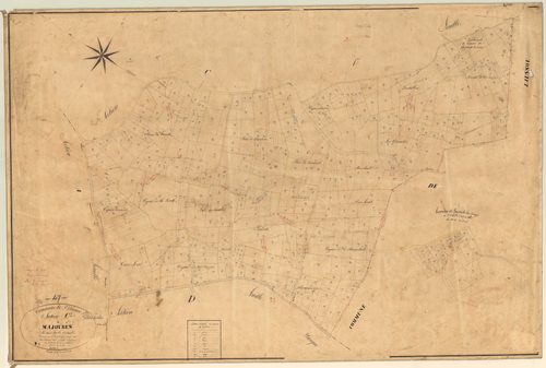 Plan napoléonien, feuille préparatoire-C2 Majourès, Saint-Étienne-de-Villeréal