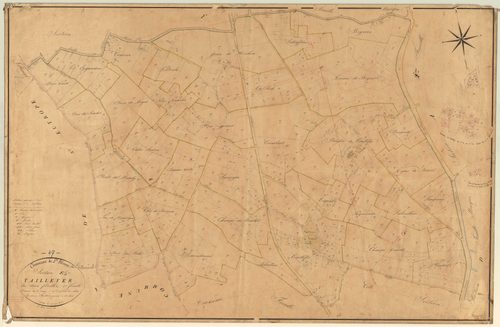 Plan napoléonien, feuille préparatoire-E1 Taillefer, Saint-Étienne-de-Villeréal