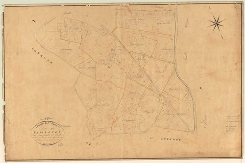 Plan napoléonien, feuille préparatoire-E2 Taillefer, Saint-Étienne-de-Villeréal
