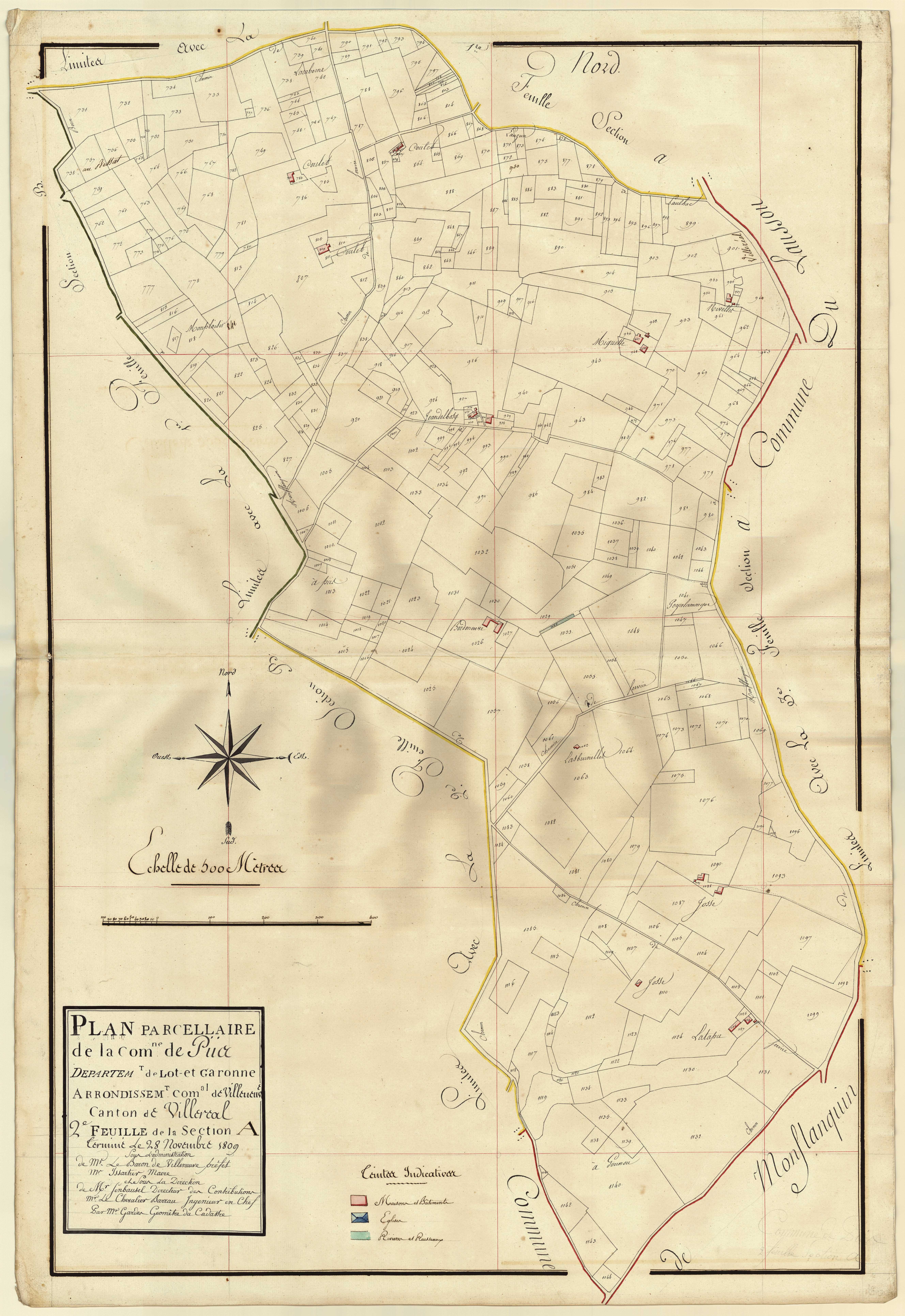 Plan primitif, atlas-A2, Piis (voir Saint-Eutrope-de-Born)