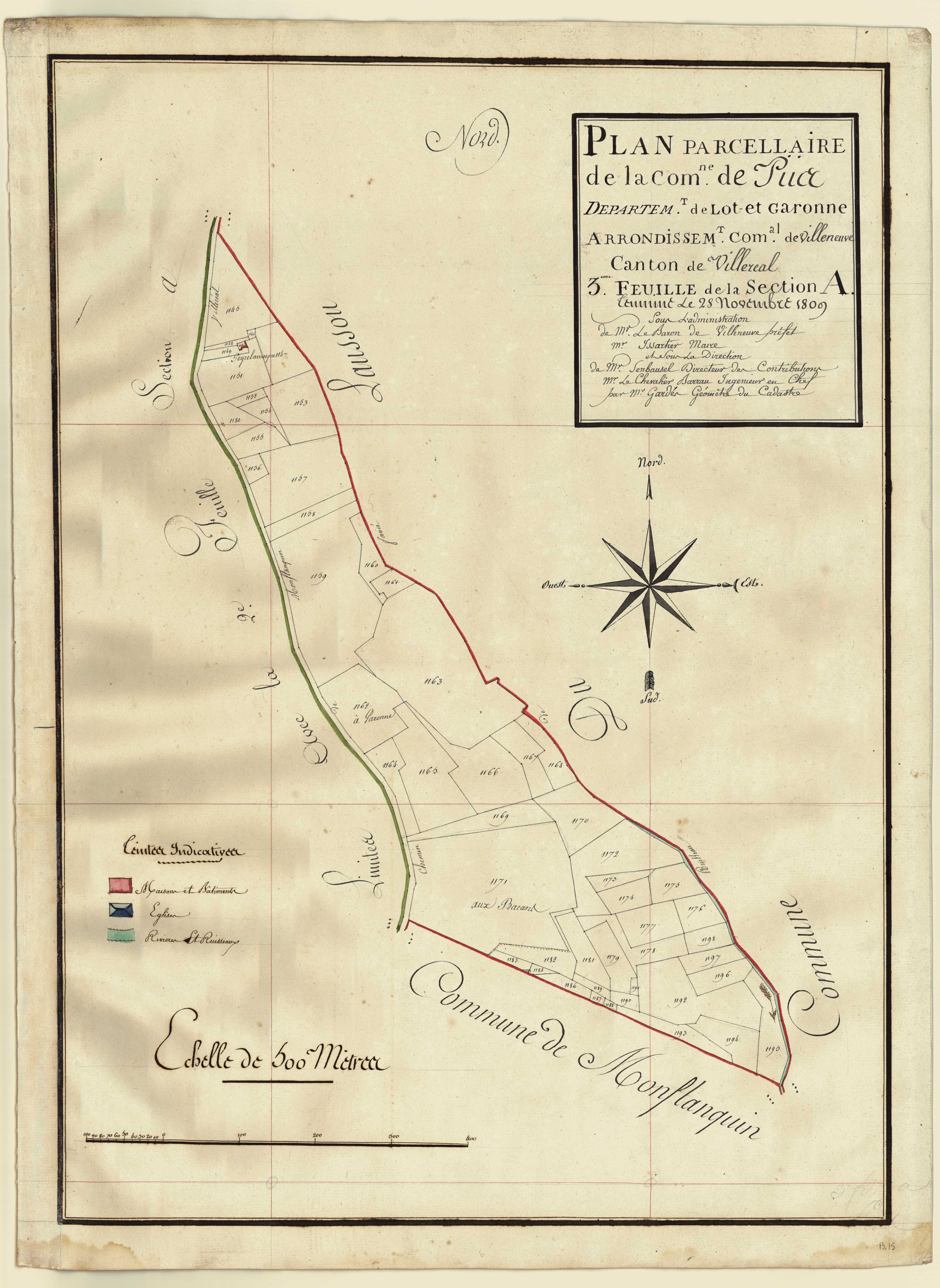 Plan primitif, atlas-A3, Piis (voir Saint-Eutrope-de-Born)