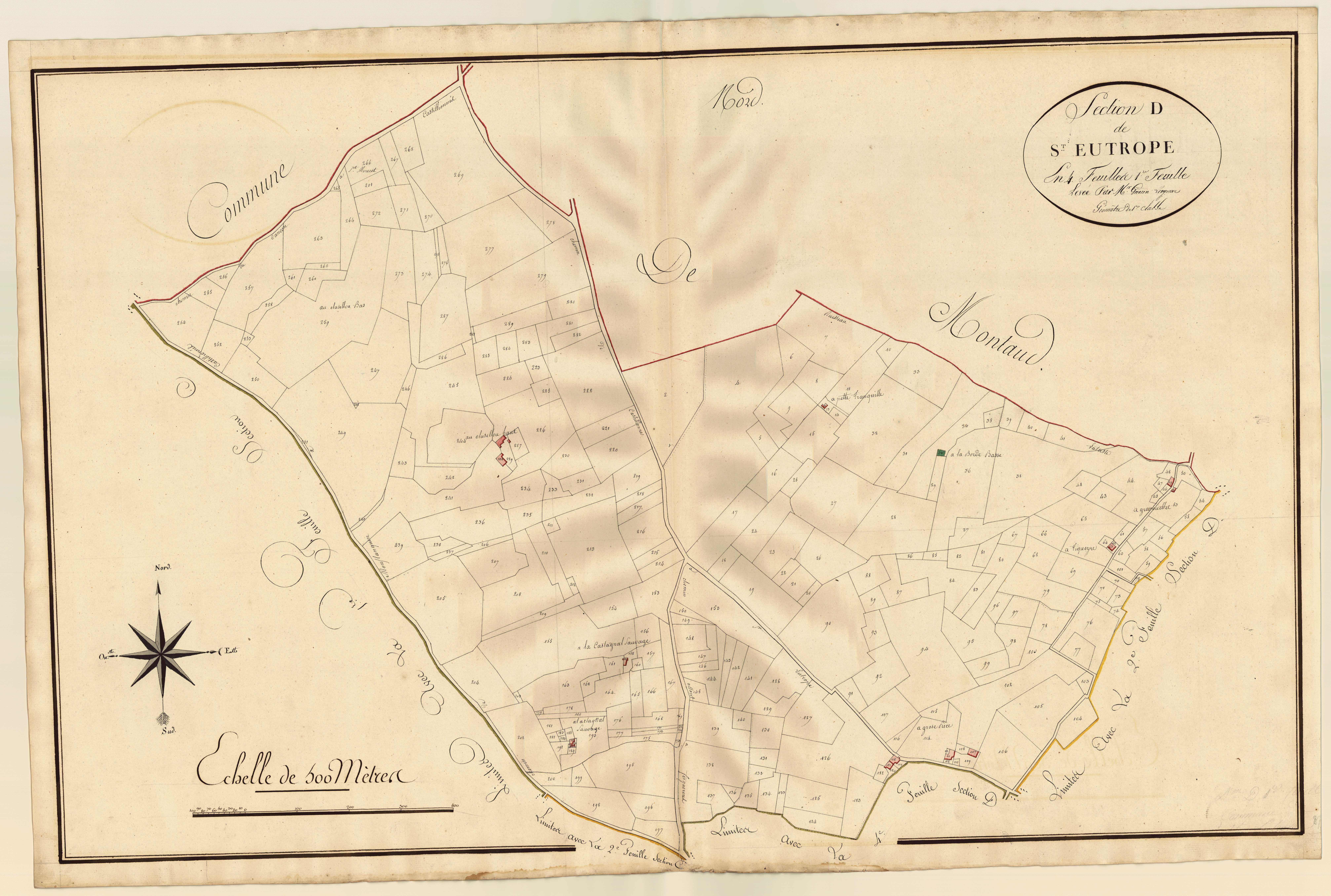 Plan primitif, atlas-D1 Saint-Eutrope, Saint-Eutrope-de-Born