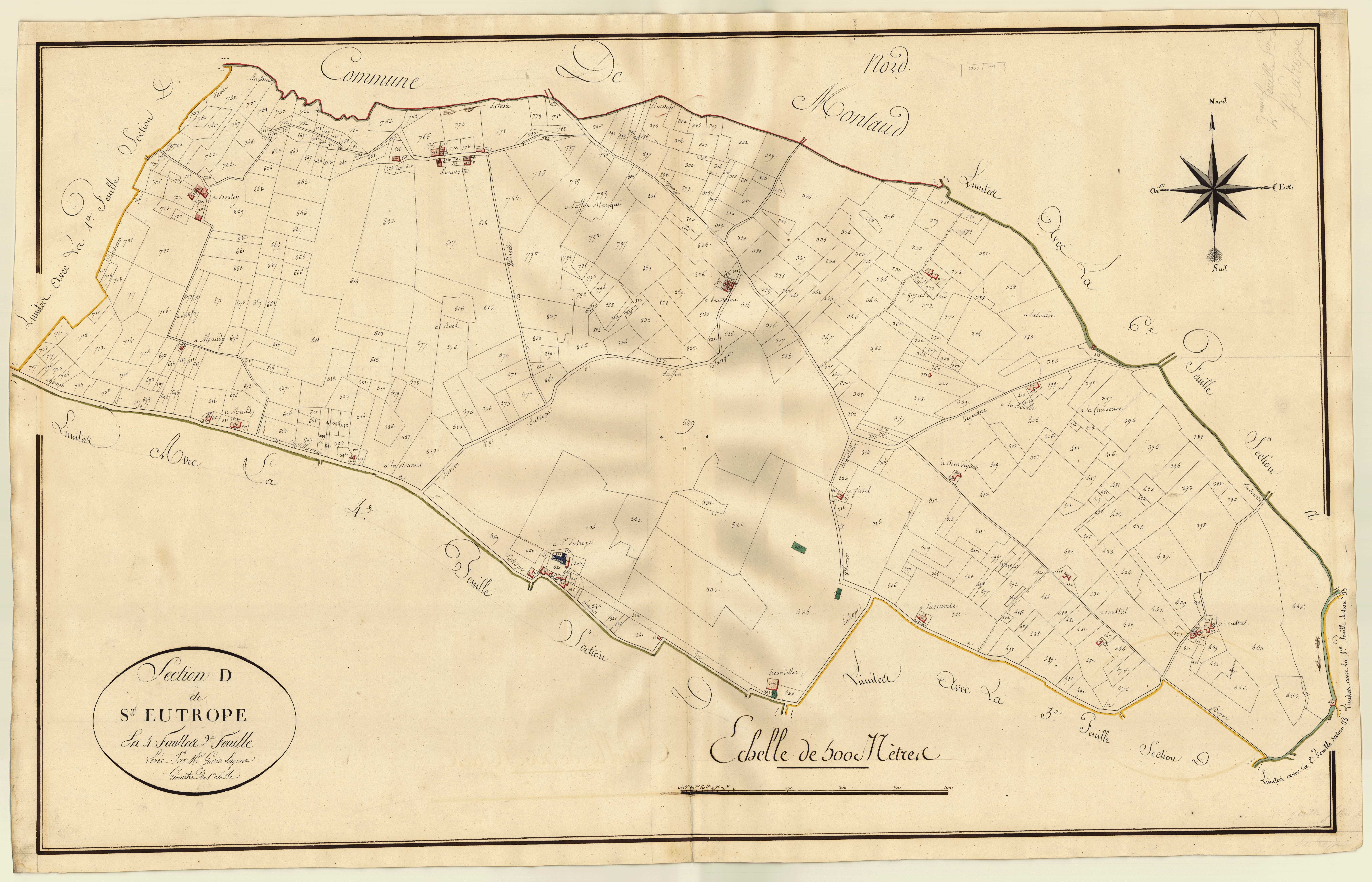 Plan primitif, atlas-D2 Saint-Eutrope, Saint-Eutrope-de-Born