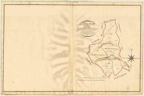 Plan primitif, atlas-TA, Piis (voir Saint-Eutrope-de-Born)