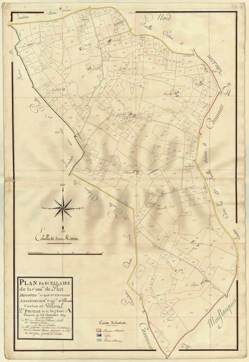 Plan primitif, atlas-A2, Piis (voir Saint-Eutrope-de-Born)