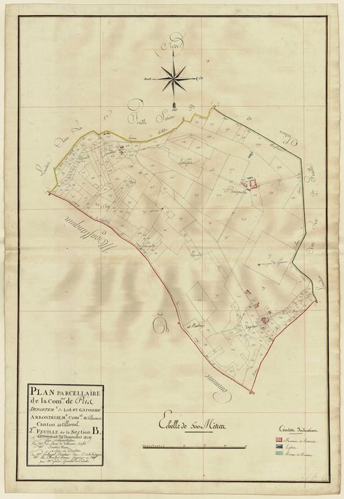 Plan primitif, atlas-B2, Piis (voir Saint-Eutrope-de-Born)