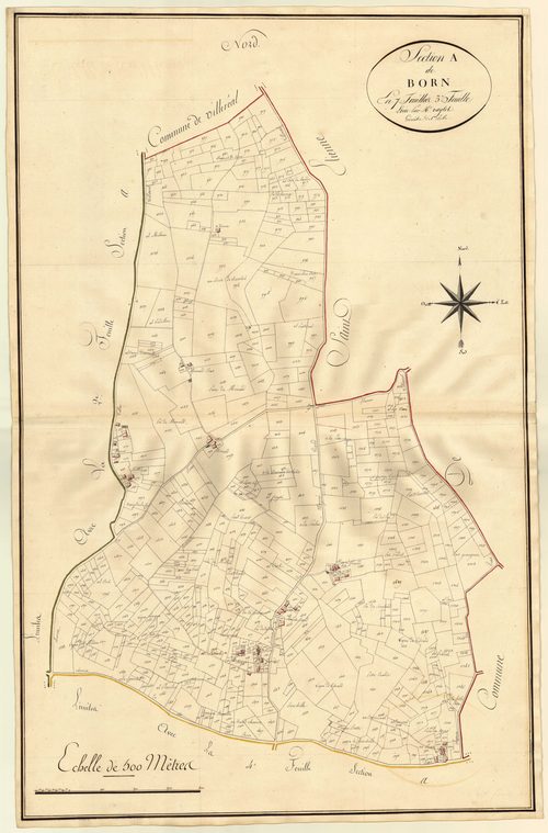 Plan primitif, atlas-A3 Born, Saint-Eutrope-de-Born