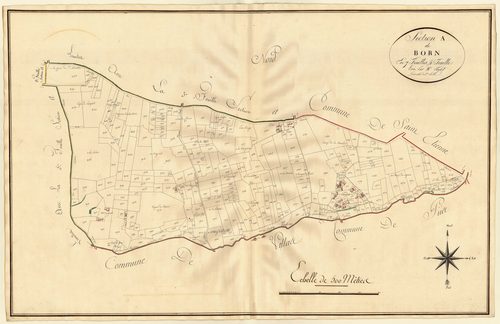 Plan primitif, atlas-A4 Born, Saint-Eutrope-de-Born