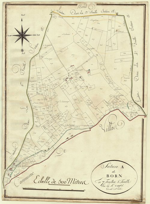 Plan primitif, atlas-A5 Born, Saint-Eutrope-de-Born